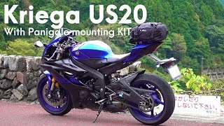 Install Kriega US20 DRYPACK  YAMAHA YZFR6 [upl. by Alesi]