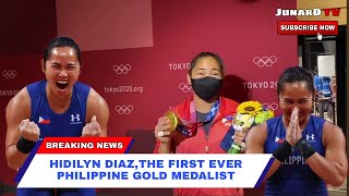 Hidilyn Diaz The First Ever Philippine Gold Medalist Tokyo 2020  Junard Tv Official Vlog [upl. by Olim]