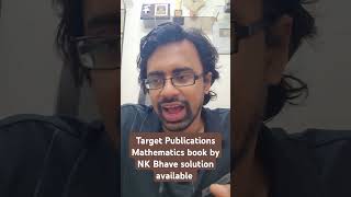 Target Publications Mathematics book by NK Bhave solution available booksolution Publications [upl. by Annovy]