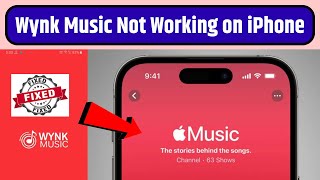 Wynk Music Not Working on iPhone Fixed  How to Fix Wynk Music Not Working iOS  Wynk Music Problem [upl. by Saerdna]