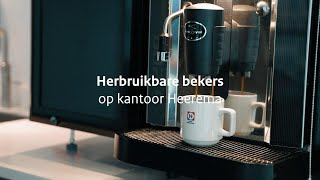 Nieuwe regels wegwerpplastic  herbruikbare bekers op kantoor Heerema [upl. by Nyloj]