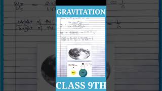 Class 9 Gravitation Notes I Class 9 Science Chapter 10 I Gravitation Class 9 I shorts shortvideo [upl. by Balliett20]