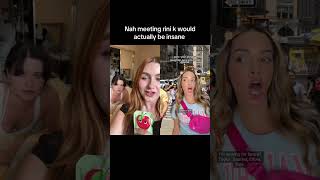 Summoning taylor sabrina olivia tate fans on the street momlifewithlaura taylorswift skit [upl. by Marisa]