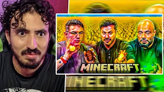 RENATO CARIANI JULIO BALESTRIN E MUZY NO MINECRAFT  Leozin React [upl. by Tatman]