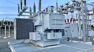 Sub station Transformer public electrical electricalcomponent viralvideo [upl. by Nerred]