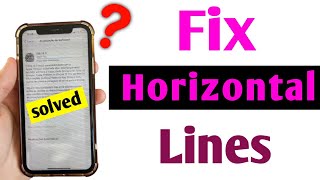 💯how to remove horizontal lines on mobile screen  horizontal lines on mobile screen vivo  2025🎉 [upl. by Eserahs]