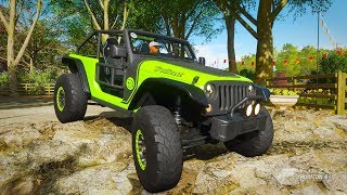 JEEP TRAILCAT 4X4 Offroad  El Titan Cross Country Carrera Larga  Forza Horizon 4 [upl. by Landrum]