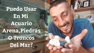 🔵 Puedo Usar En Mi Acuario ArenaPiedras O Troncos De La Orilla Del Mar Acuarios MB [upl. by Airak]