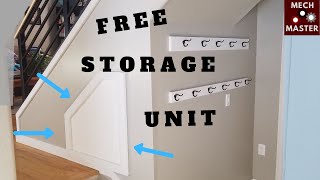 How To Make Under Stairs Storage DIY [upl. by Sire]