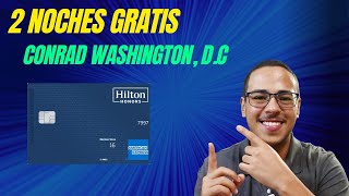 Pasé 2 noches GRATIS en el Conrad Washington DC [upl. by Anauqed]