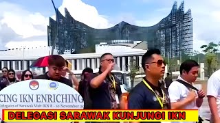 DIBIKIN TAKJUB‼️Delegasi SarawakMalaysia Kunjungi IKN Membuatnya Terheran Melihat Kemegahan IKN [upl. by Irafat726]