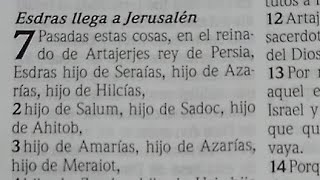 Esdras 78 Esdras llega a Jerusalén y Hebros 10 Advertencia al que peca deliberadamente RVR1960 [upl. by Peisch806]