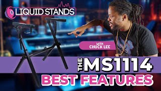 Liquid Stands MS1114 Foldable Zstyle Keyboard Stand Features [upl. by Richela]