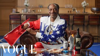 11 Things Snoop Dogg Carries in His Olympic Bag  In the Bag  Vogue [upl. by Godewyn]