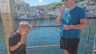 UK Sea fishing  Fun at Looe Harbour [upl. by Donia]