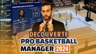 Pro Basketball Manager 2024  La découverte amp gameplay [upl. by Eizdnil]