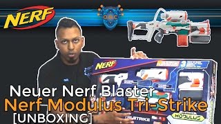 Nerf Modulus TriStrike UNBOXING deutschgerman [upl. by Nap]