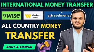 Western Union  Wise  Ex Travel Money  Paypal  Money Transfer To Bank Account [upl. by Uticas]