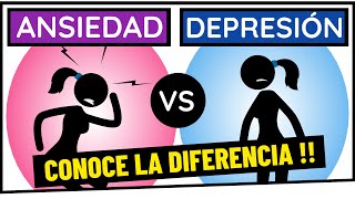 💙 Diferencia entre ANSIEDAD y DEPRESIÓN ✨ Importante conocerla [upl. by Chrysa]