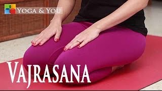 Vajrasana  Ventuno Yoga and You [upl. by Neelrahc]