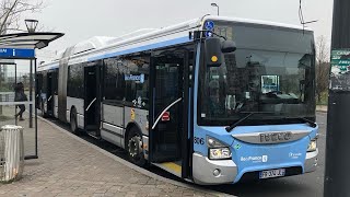 Transdev Côteaux De LA ￼ Marne LimeilBrévannes ￼ présente ￼Passage du IVECO gaz naturel Ligne J1 🔵 [upl. by Eeraj91]