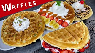 😋APRENDE a Preparar los MEJORES Waffles Fáciles y Deliciosos al estilo de rosita cocina [upl. by Leverett]