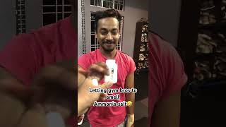 Ammonia salt 🧂😆 reaction ammonia salt powerlifting power india demigod wpc ipf itanagar [upl. by Dennie970]