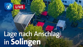 Nach Anschlag in Solingen Berichte über Festnahme [upl. by Airret]