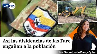 Las disidencias de las Farc engañan a la población civil con maquinaria para minería ilegal [upl. by Averell813]