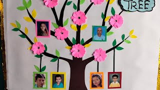 3D Family Tree3D family treeFamily Tree School ProjectFamily Tree modelHow to draw Family Tree [upl. by Eskill]