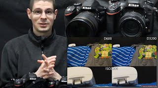 Quick Nikon D600 vs D3200 Image Quality Test [upl. by Leonelle476]