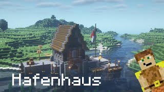 Hafenhaus bauen  Villagerhäuser upgraden  Hafen Minecraft 119 [upl. by Boru]