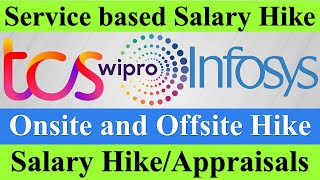 TCS INFOSYS WIPRO Annual SALARY Hike 20242025 Onsite amp Offsite Hike Onsite Layoffs tcs wipro [upl. by Lamar]