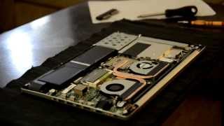 Asus N550J disassembly  wwwCompletePCca [upl. by Xonnel]