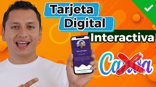 Como hacer una TARJETA de Presentación DIGITAL Interactiva [upl. by Nissie]