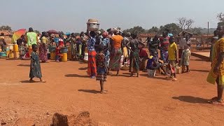 CAR  Internally displaced persons denounce deplorable living conditions in PK3 camp [upl. by Oemor]