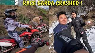 ALISHA LAI PRACTICE GARDA CRASH BHAYO😂  POKHARA WE ARE COMING  CX250R  POKHARA ENDURO [upl. by Lamberto141]