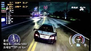 VAIO Z 2021 Game test Intel Iris Xe  Need for speed Heat [upl. by Ennayar]