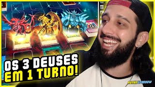 INVOQUEI OS 3 DEUSES EGÍPCIOS EM 1 TURNO  YuGiOh Duel Links 1000 [upl. by Yuu]