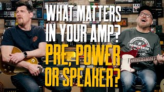 Preamp Power Amp Or Speakers – Whats Really Making The Difference In Your Guitar Amp [upl. by Rennold]