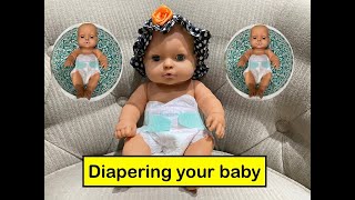 Diapering your baby  Cleaning your baby’s private parts  Essentials [upl. by Duntson]