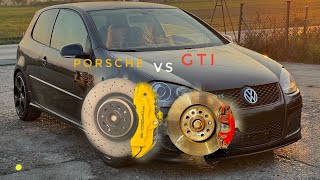 Golf 5 GTI Edition30 Porsche Brakes z18 [upl. by Liss717]