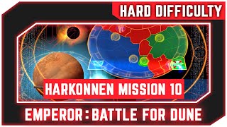 Emperor Battle for Dune  Harkonnen  Mission 10  Ordos Center of Operations Hard [upl. by Halil834]