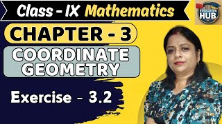 Exercise 32  Coordinate Geometry  CLASS 9 MATHS CHAPTER 3 [upl. by Malcom]