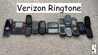 Playing the Verizon Default Tone on all my Verizon phones [upl. by Myrle]