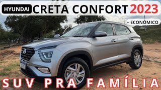 HYUNDAI CRETA 2023 VERSAO CONFORT O SUV ECONOMICO E MELHOR CUSTO BENEFICIO TODOS OS DETALHES PREÇO [upl. by Neeven976]