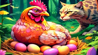 hen cartoon  moral stories  Hindi story  bedtime story [upl. by Eirrehc]