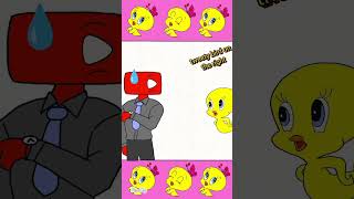 tweety bird on the right ✊ tweety animation viral [upl. by Neeneg328]