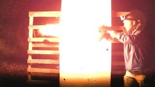 AK47 M92 PAP Low Light Muzzle Flash Flash Hider Vs Muzzle Brakes [upl. by Enneirb405]