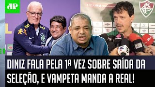 DESABAFOU OLHA o que Diniz FALOU sobre a Seleção Brasileira que fez Vampeta MANDAR A REAL [upl. by Anwahsit]